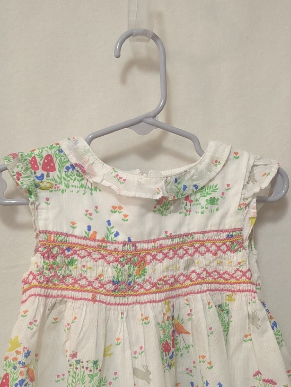 Mini Boden Floral Smocked Dress - Picture 3 of 4